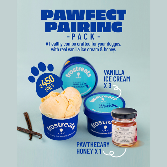 Vanilla Ice Cream - Dog Honey Combo